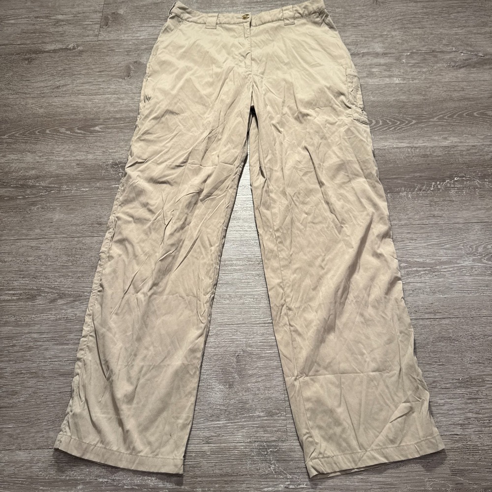 ExOfficio Pants Womens‎ 12 Beige Cargo Fishing Trekking Trail Nylon 30x30 Hike